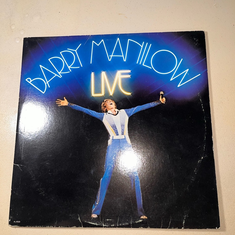 Barry Manilow Live Vinyl Album Set